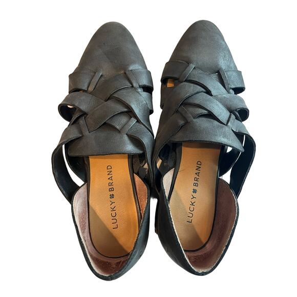 Lucky Brand Shoes - Lucky Brand Black Preekah Leather Bootie 8M / 38.5